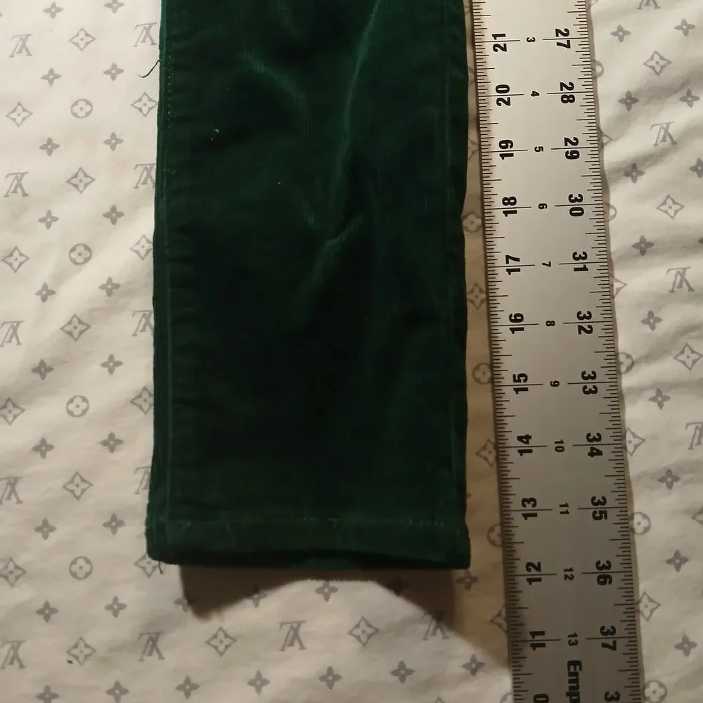 Place Kids Green Stretch Corduroy Size 10 NWT